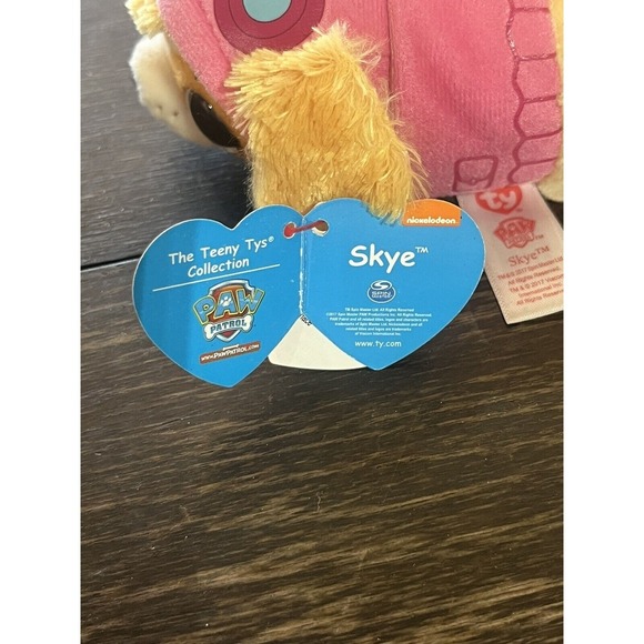 Ty Beanie Boos Teeny Tys 4" Paw Patrol SKYE Stackable Plush Animal Toy - Picture 10 of 13